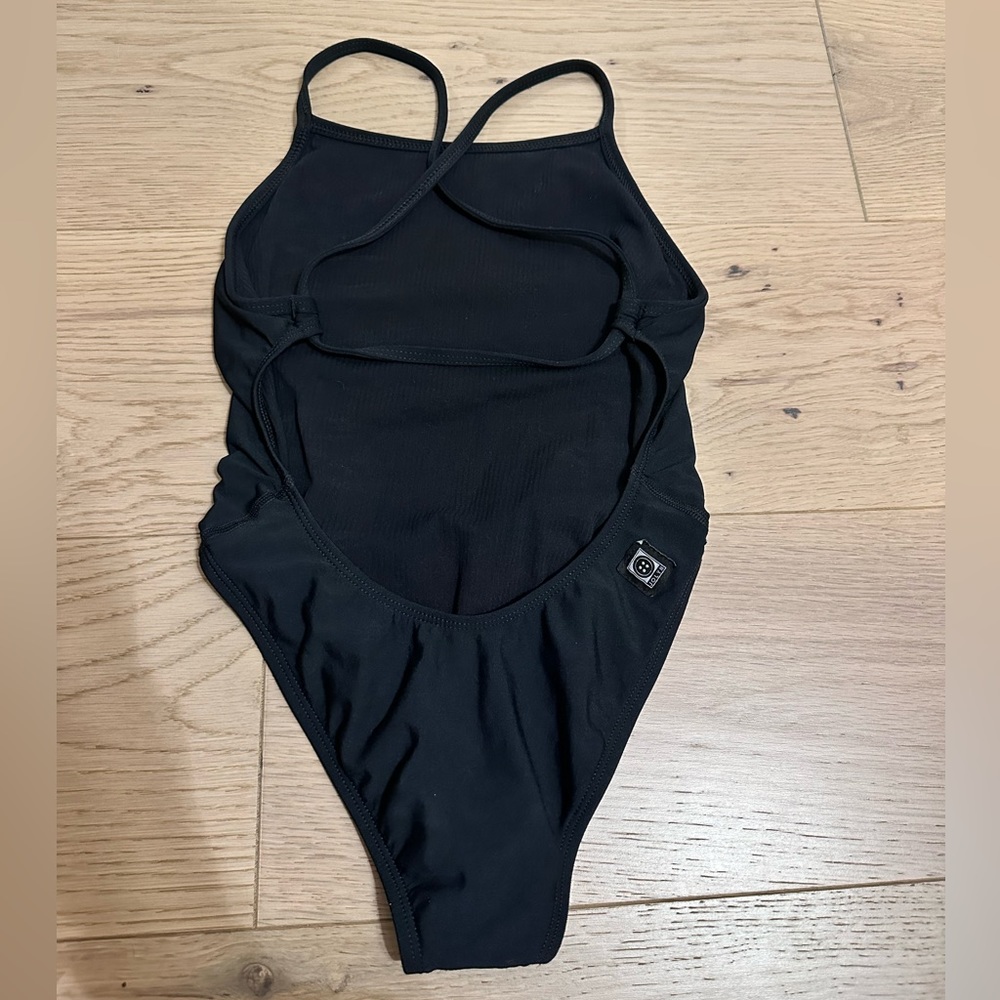 black jolyn onesie bathing suit